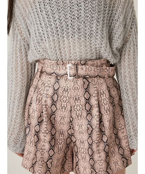 LILY BROWN（リリーブラウン）の「ベルト付きハイウエストショートパンツ（その他パンツ・レディース・グレー/ピンク/ブラック・1/0）」の19枚目の写真