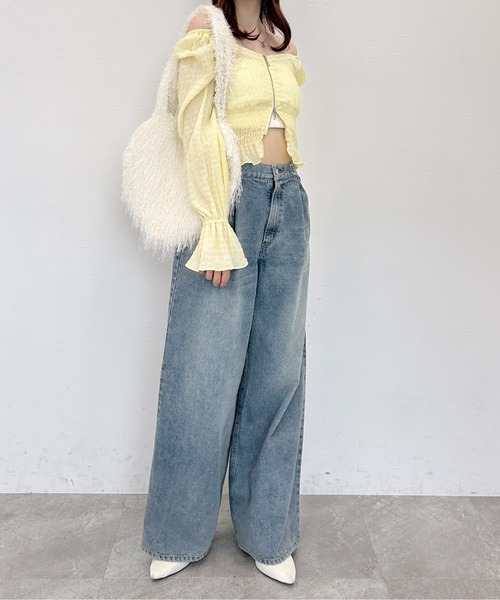 Heather(ヘザー)の「ジャガードハートBAG 143614(ショルダーバッグ・レディース・アイボリー/ブラック・ONE SIZE)」の18枚目の写真