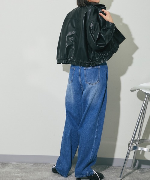 サイドスナップカーブデニムパンツ（デニムパンツ）｜ANOTHER S（アナザーエス）