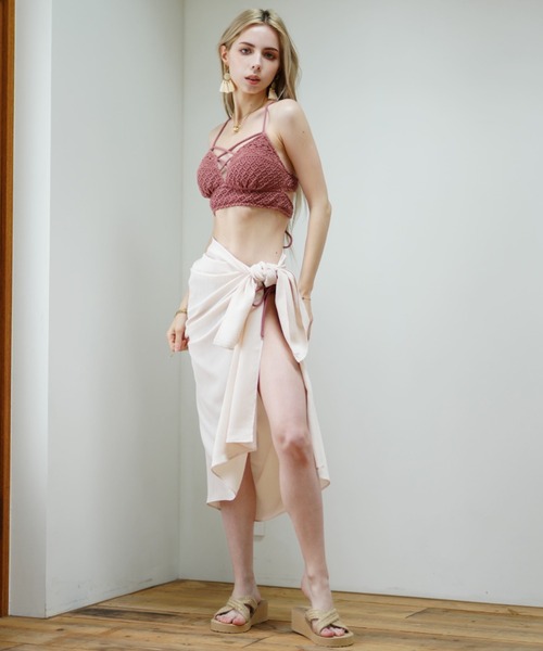 セール】Beach Queen/ビーチクイーン 水着アクセサリー ﾊﾟﾚｵ 393640