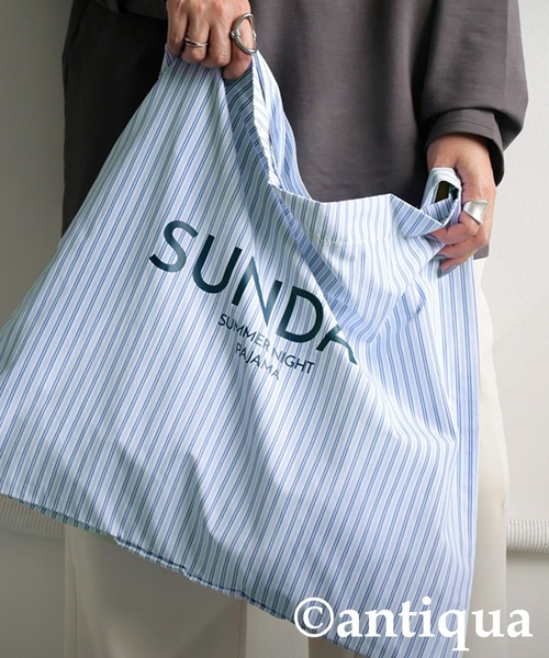 antiqua（アンティカ）の「カラートートバッグ（トートバッグ・レディース・ブルー/イエロー/ホワイト×ブルー・FREE）」の21枚目の写真