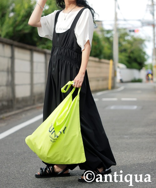 antiqua（アンティカ）の「カラートートバッグ（トートバッグ・レディース・ブルー/イエロー/ホワイト×ブルー・FREE）」の12枚目の写真