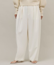 Curensology | Curensology(カレンソロジー)/ダブルクロスツータックパンツ(その他パンツ)