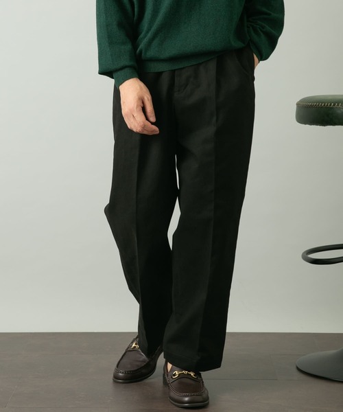 URBAN RESEARCH ROSSO MEN（アーバンリサーチロッソメン）の「『セットアップ対応』『XLサイズあり』モールスキンワイドイージースラックス（その他パンツ・メンズ・ブラック/ダークブラウン/ベージュ・MEDIUM/LARGE/X-LARGE）」の22枚目の写真