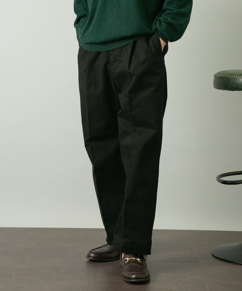 URBAN RESEARCH ROSSO MEN（アーバンリサーチロッソメン）の「『セットアップ対応』『XLサイズあり』モールスキンワイドイージースラックス（その他パンツ・メンズ・ブラック/ダークブラウン/ベージュ・MEDIUM/LARGE/X-LARGE）」の21枚目の写真