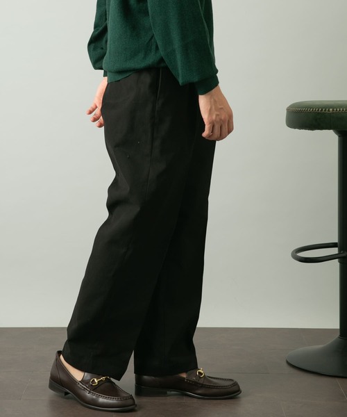 URBAN RESEARCH ROSSO MEN（アーバンリサーチロッソメン）の「『セットアップ対応』『XLサイズあり』モールスキンワイドイージースラックス（その他パンツ・メンズ・ブラック/ダークブラウン/ベージュ・MEDIUM/LARGE/X-LARGE）」の15枚目の写真