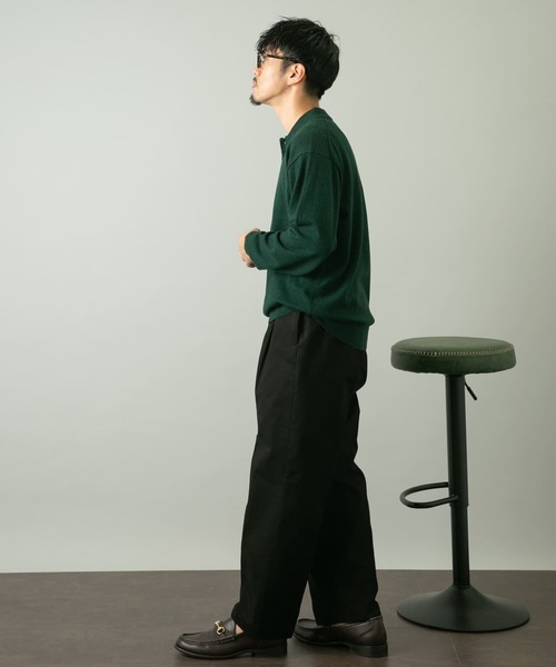 URBAN RESEARCH ROSSO MEN（アーバンリサーチロッソメン）の「『セットアップ対応』『XLサイズあり』モールスキンワイドイージースラックス（その他パンツ・メンズ・ブラック/ダークブラウン/ベージュ・MEDIUM/LARGE/X-LARGE）」の12枚目の写真