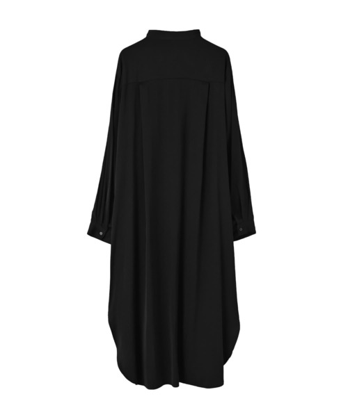 STYLE DELI(スタイルデリ)の「【BLK001】イレギュラーヘムシャツワンピース(ワンピース・レディース・ライトグレー/ブラック・FREE)」の12枚目の写真