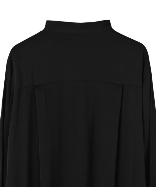 STYLE DELI(スタイルデリ)の「【BLK001】イレギュラーヘムシャツワンピース(ワンピース・レディース・ライトグレー/ブラック・FREE)」の20枚目の写真