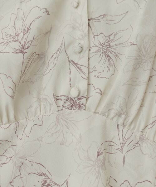 natural couture(ナチュラルクチュール)の「【プチナチュ】袖ドロストVネックワンピース(ワンピース・レディース・モカ/その他1/その他2/ブルー・SMALL/MEDIUM)」の10枚目の写真