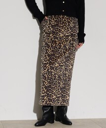 レオパードタイトスカート
