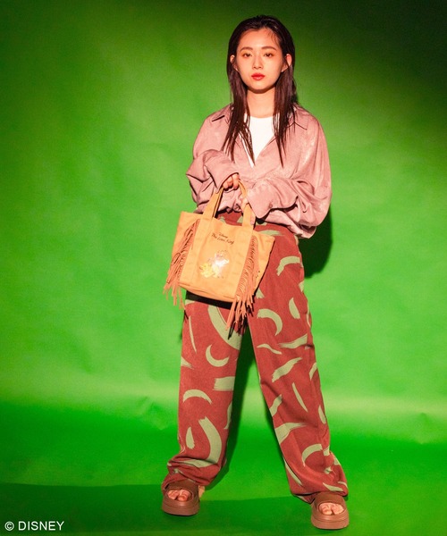 Disney（ディズニー）の「ライオン・キング　フリンジミニバッグ（ショルダーバッグ・レディース・カーキ/アイボリー/ブラウン・FREE）」の14枚目の写真