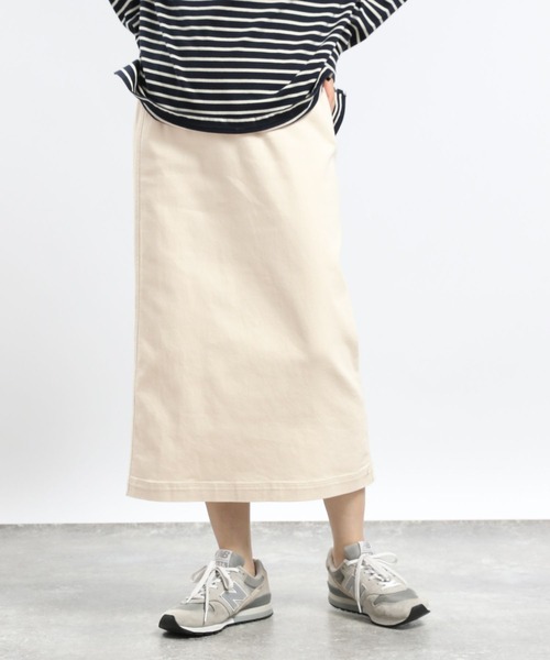 GLOBAL WORK Smile Seed Store(グローバルワーク スマイルシードストア)の「デニムIラインスカート/115996(スカート・レディース・ライトブルー/ブラック/ブルー/アイボリー・X-LARGE/LARGE/MEDIUM/SMALL)」の2枚目の写真