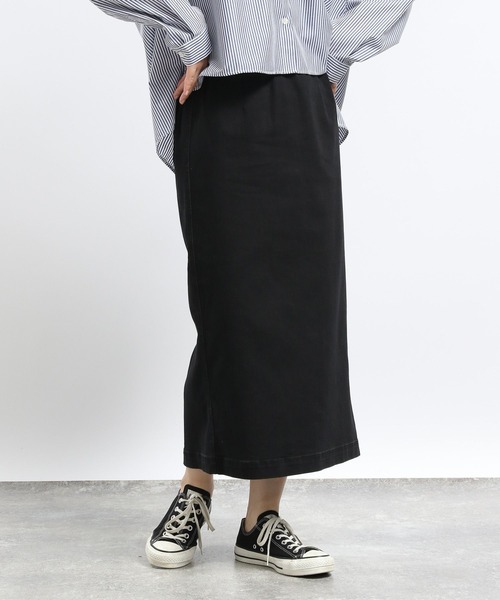 GLOBAL WORK Smile Seed Store(グローバルワーク スマイルシードストア)の「デニムIラインスカート/115996(スカート・レディース・ライトブルー/ブラック/ブルー/アイボリー・X-LARGE/LARGE/MEDIUM/SMALL)」の3枚目の写真