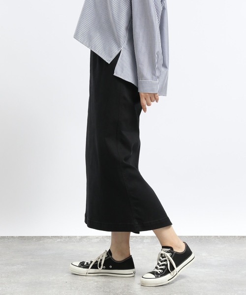 GLOBAL WORK Smile Seed Store(グローバルワーク スマイルシードストア)の「デニムIラインスカート/115996(スカート・レディース・ライトブルー/ブラック/ブルー/アイボリー・X-LARGE/LARGE/MEDIUM/SMALL)」の8枚目の写真