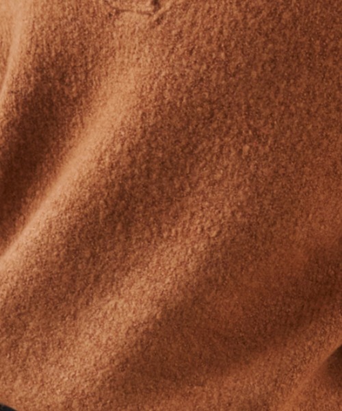 ANGIE（アンジー）の「オーバーサイズ Vネック ニットプルオーバー（ニット/セーター・レディース・アイボリー/ブラック/カーキ/ネイビー/ダークブラウン/レッド/杢グレー/ブルー/オレンジ・FREE）」の19枚目の写真