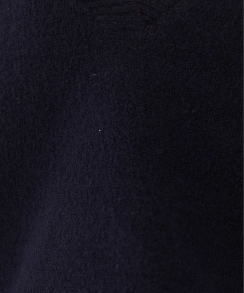 ANGIE（アンジー）の「オーバーサイズ Vネック ニットプルオーバー（ニット/セーター・レディース・アイボリー/ブラック/カーキ/ネイビー/ダークブラウン/レッド/杢グレー/ブルー/オレンジ・FREE）」の17枚目の写真