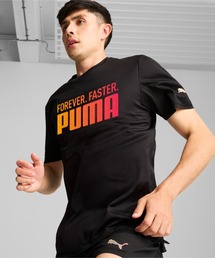 Tシャツ・カットソー THEAIRTOWN puma kint 4BNY390 PUMA tシャツ プーマ GRAPHICS RUNNING イラストレーション T