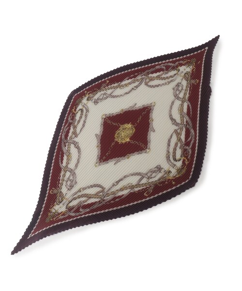 SHOO・LA・RUE(シューラルー)の「◆BAGやヘアアレンジにも 柄アソートプリーツスカーフ(バンダナ/スカーフ・レディース・ピンク系その他/ダークブラウン系4/ネイビー系/ブルー系5/ワイン系1・00)」の9枚目の写真