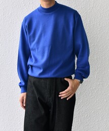 SHIPS any: 〈手洗い可能〉 ミラノリブ モックネック ニット 25AW◇