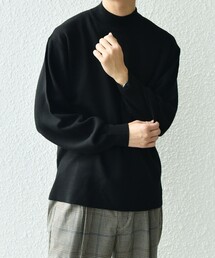 SHIPS any: 〈手洗い可能〉 ミラノリブ モックネック ニット 25AW◇