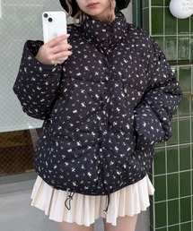 セール】ダウンジャケット/コート（花柄・ボタニカル柄）ファッション