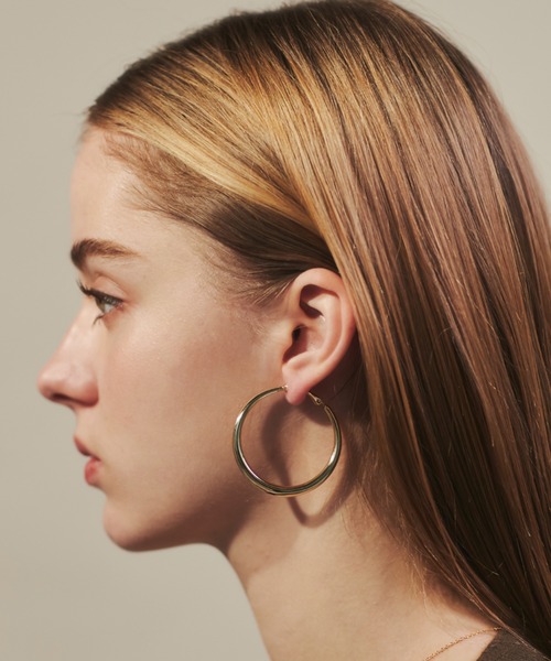 ciite'（シーテ）の「ボリューム フープイヤリング  (両耳用)（イヤリング・レディース・シルバー/ゴールド/ピンクゴールド・FREE）」の22枚目の写真