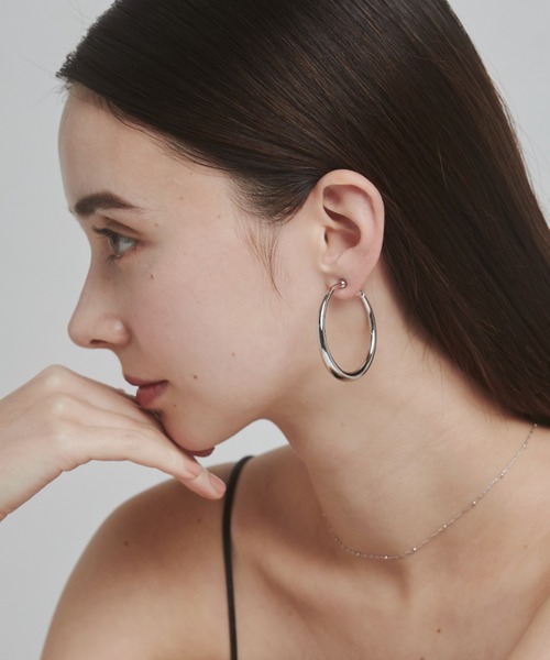 ciite'（シーテ）の「ボリューム フープイヤリング  (両耳用)（イヤリング・レディース・シルバー/ゴールド/ピンクゴールド・FREE）」の16枚目の写真