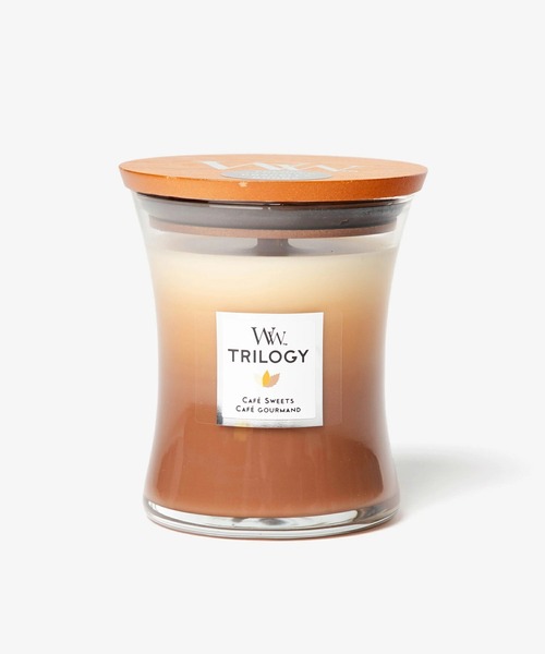 WOODWICK(ウッドウィック)の「WoodWick TRILOGY JAR HOURGLASS MEDIUM ウッドウィック キャンドル トリロジー M(キャンドル・レディース・その他1/マルチ/その他2/その他3/その他4/カラフル/ホワイト系1・FREE)」の2枚目の写真