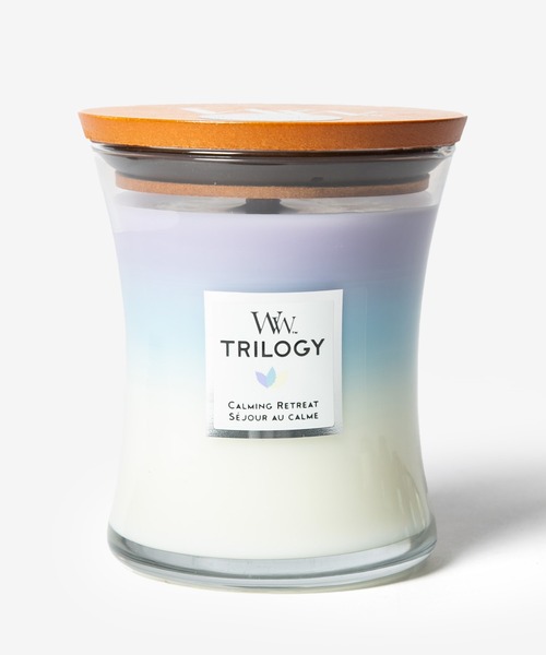 WOODWICK(ウッドウィック)の「WoodWick TRILOGY JAR HOURGLASS MEDIUM ウッドウィック キャンドル トリロジー M(キャンドル・レディース・その他1/マルチ/その他2/その他3/その他4/カラフル/ホワイト系1・FREE)」の4枚目の写真