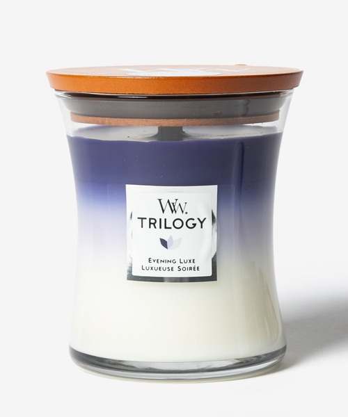 WOODWICK(ウッドウィック)の「WoodWick TRILOGY JAR HOURGLASS MEDIUM ウッドウィック キャンドル トリロジー M(キャンドル・レディース・その他1/マルチ/その他2/その他3/その他4/カラフル/ホワイト系1・FREE)」の3枚目の写真