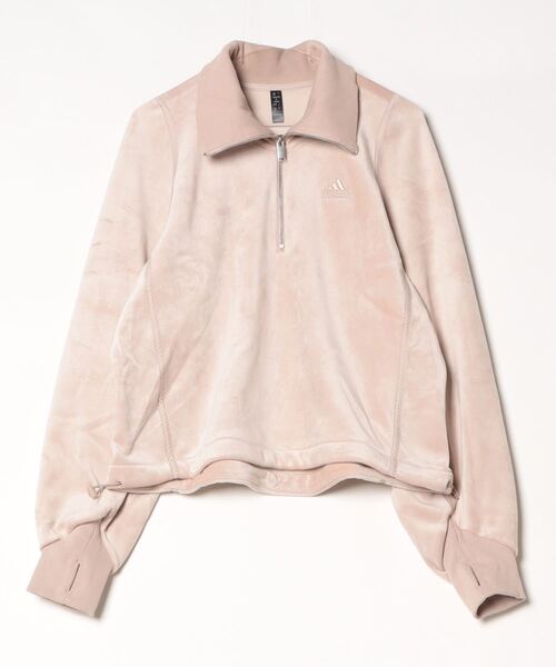 adidas（アディダス）の「アディダス adidas W AFLW ベロアトップ（その他トップス・レディース・スモークピンク/ホワイト・S/M/L/XL）」の2枚目の写真