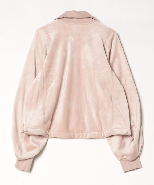 adidas（アディダス）の「アディダス adidas W AFLW ベロアトップ（その他トップス・レディース・スモークピンク/ホワイト・S/M/L/XL）」の3枚目の写真