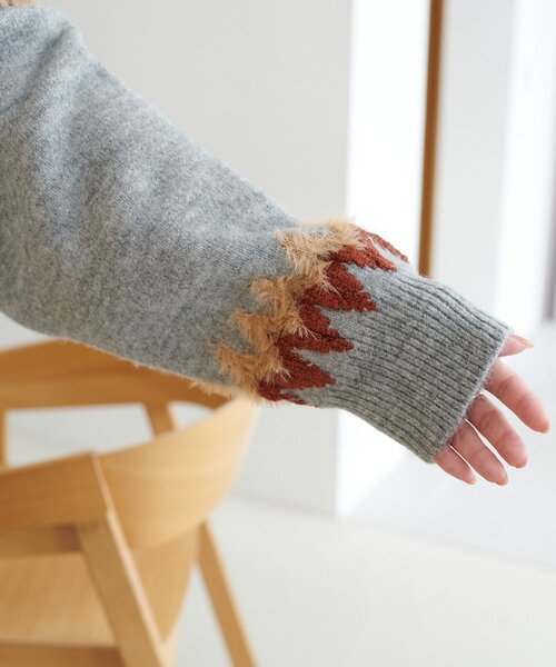 セール】【WEB限定】求心柄プルオーバー（ニット/セーター）｜DISCOAT