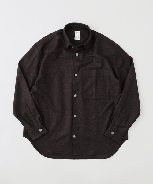 セール】seya. (セヤ) ETERNAL SHIRT FINE GRAINED TWEED SG01001F107