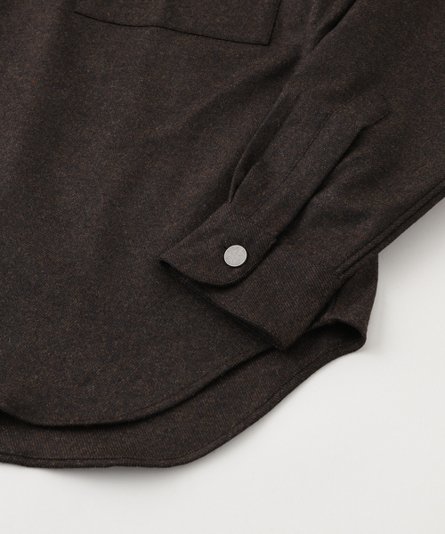 セール】seya. (セヤ) ETERNAL SHIRT FINE GRAINED TWEED SG01001F107