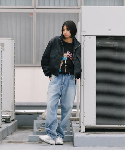 KIFFE（キッフェ）の「KIFFE/キッフェ MILITARY STAND COLLAR JACKET ミリタリースタンドカラージャケット（ミリタリージャケット・レディース・オリーブ/ブラック・FREE）」の10枚目の写真