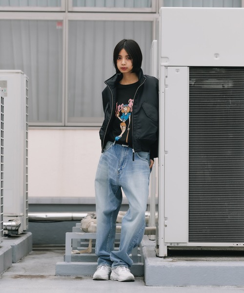 KIFFE（キッフェ）の「KIFFE/キッフェ MILITARY STAND COLLAR JACKET ミリタリースタンドカラージャケット（ミリタリージャケット・レディース・オリーブ/ブラック・FREE）」の11枚目の写真
