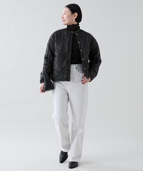 manipuri（マニプリ）の「manipuri（マニプリ） クルージャケット 014341106（ブルゾン・レディース・ブラック/ホワイト・FREE）」の3枚目の写真