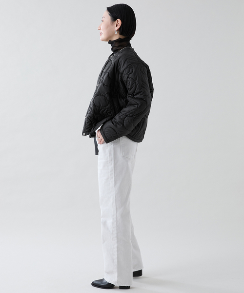 manipuri（マニプリ）の「manipuri（マニプリ） クルージャケット 014341106（ブルゾン・レディース・ブラック/ホワイト・FREE）」の4枚目の写真