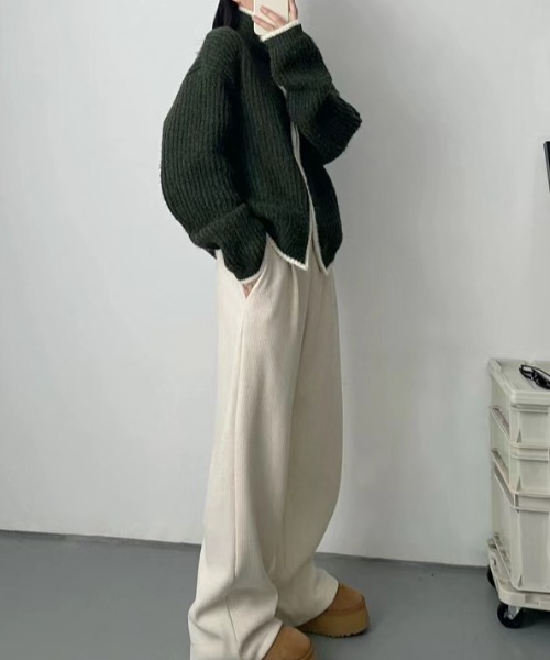 【セール】配色ラインジップアップニットカーディガン(カーディガン/ボレロ)|Gs(ジーエス) 【セール】配色ラインジップアップニットカーディガン(カーディガン/ボレロ)|Gs(ジーエス)