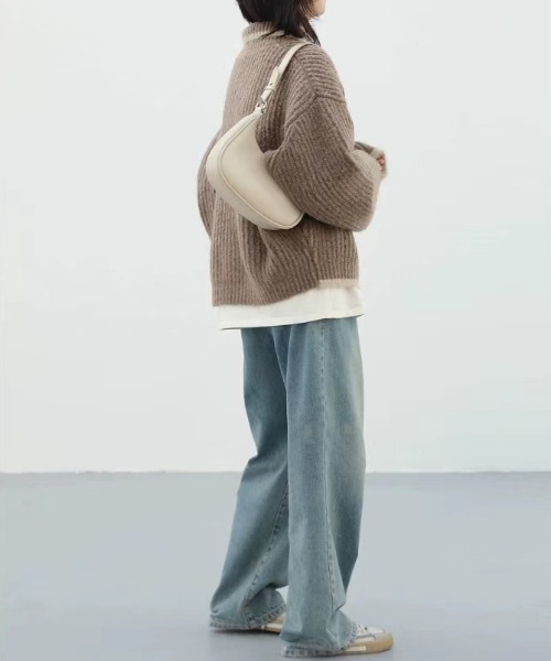 【セール】配色ラインジップアップニットカーディガン(カーディガン/ボレロ)|Gs(ジーエス) 【セール】配色ラインジップアップニットカーディガン(カーディガン/ボレロ)|Gs(ジーエス)