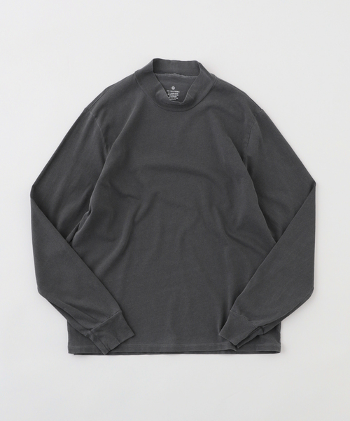 SAVE KHAKI UNITED / ORGANIC RECYCLED MOCK NECK TEE