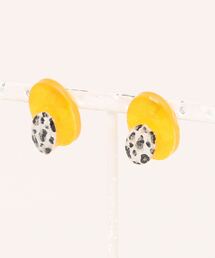 【kun】大人かわいい牛柄ピアス(MA)