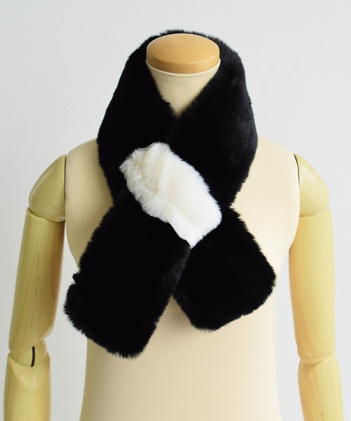 バイカラーファーティペット（マフラー）｜utatane（ウタタネ）の