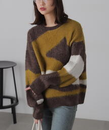 FREE'S MART | ◇起毛ニュアンス柄ニット(ニット/セーター)