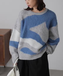 FREE'S MART | ◇起毛ニュアンス柄ニット(ニット/セーター)