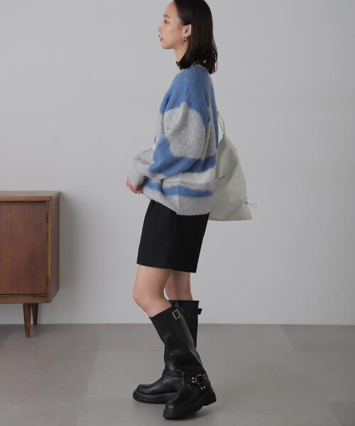 FREE'S MART(フリーズマート)の「◇起毛ニュアンス柄ニット(ニット/セーター・レディース・ホワイト/グレー/ブラウン・FREE)」の11枚目の写真