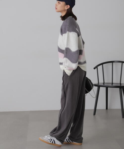 FREE'S MART(フリーズマート)の「◇起毛ニュアンス柄ニット(ニット/セーター・レディース・ホワイト/グレー/ブラウン・FREE)」の22枚目の写真