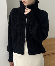 CAPRICIEUX LE'MAGE | リンキングZIPニット(カーディガン/ボレロ)